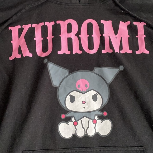 NWOT Sanrio Kuromi Black Graphic Sweatshirt - Picture 2 of 6